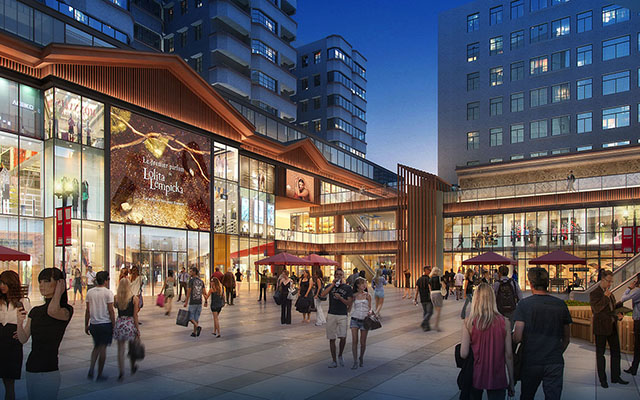 同心荟商业广场采用岭南风格设计突显佛山祖庙文化特色