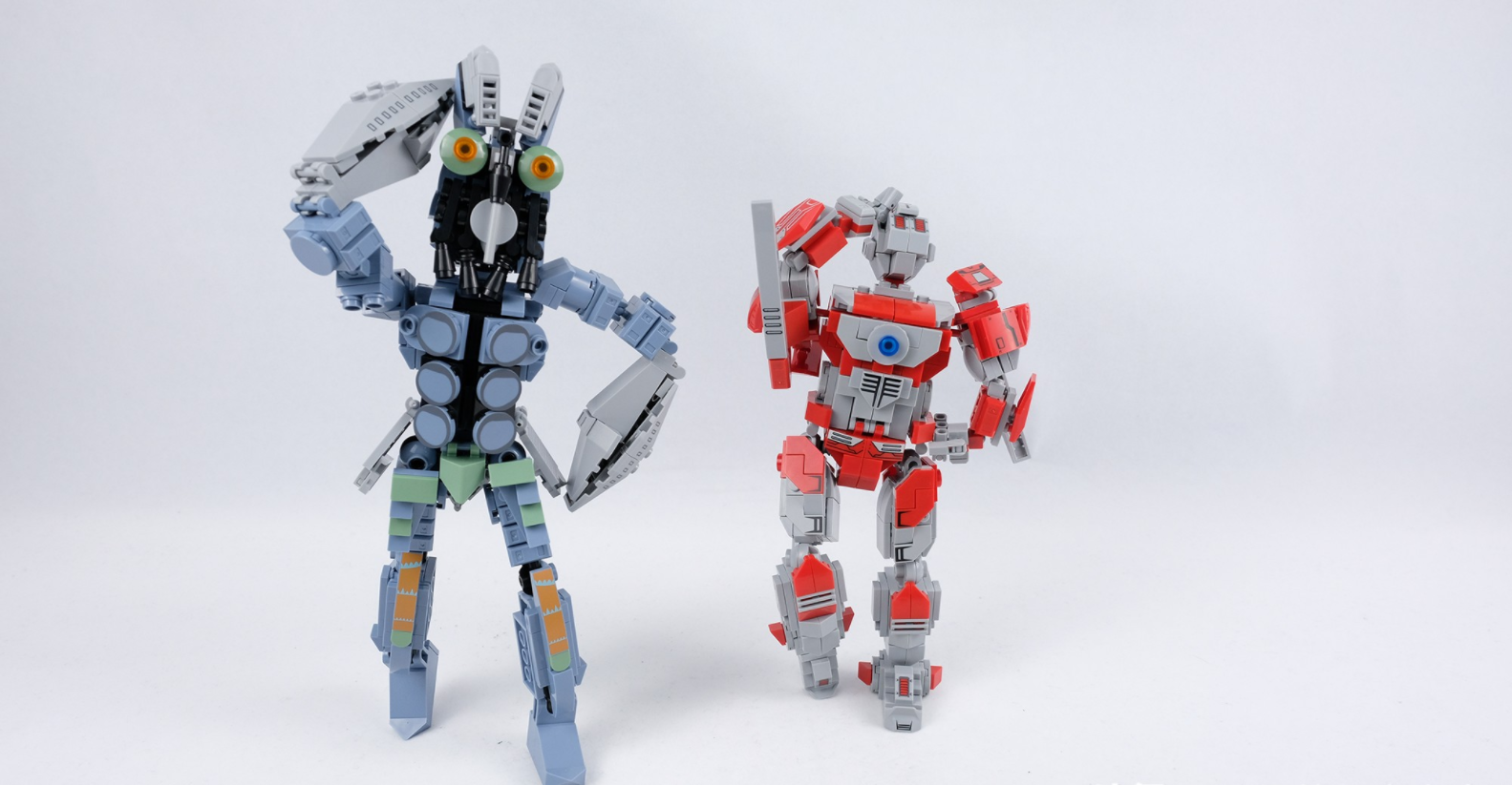 如何用乐高式积木搭建的人仔摆出好看的姿势?