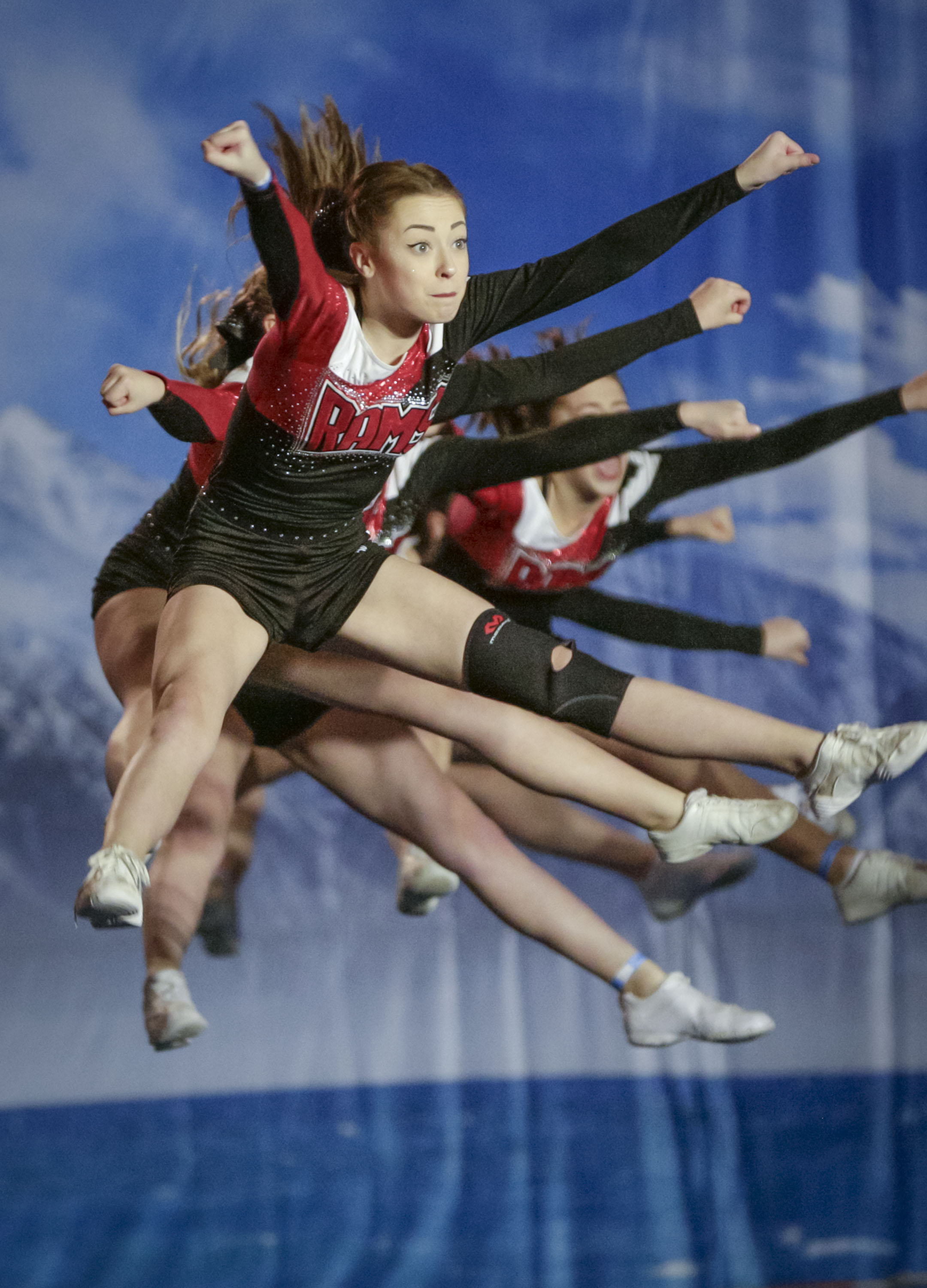 温哥华第12届国际啦啦队锦标赛开赛(1)