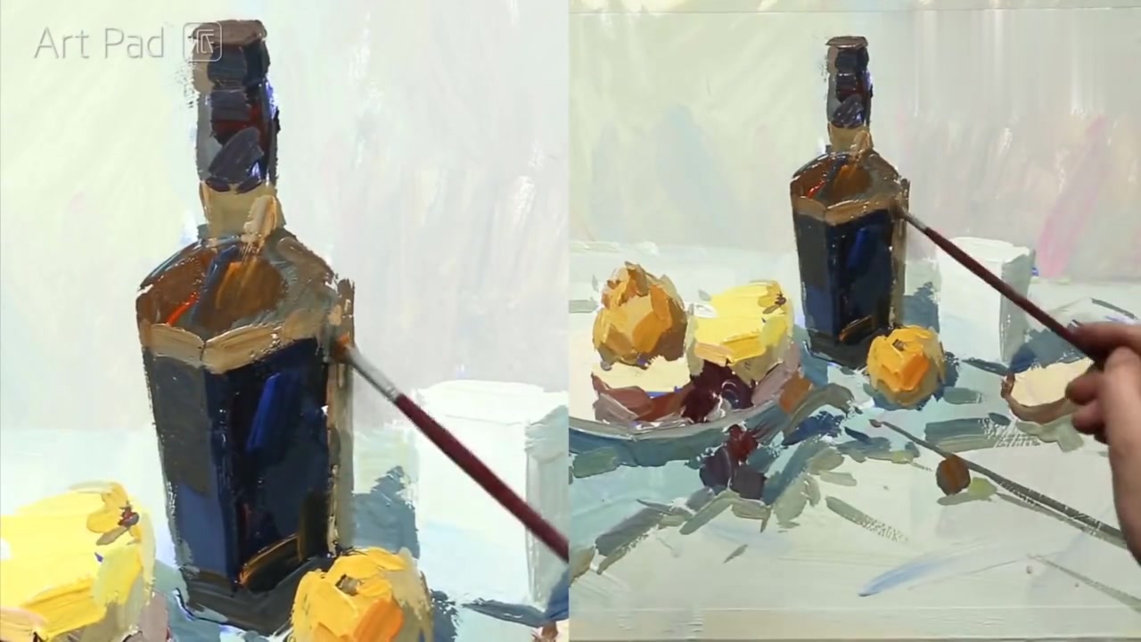 水粉静物画-绘制手法学习哦