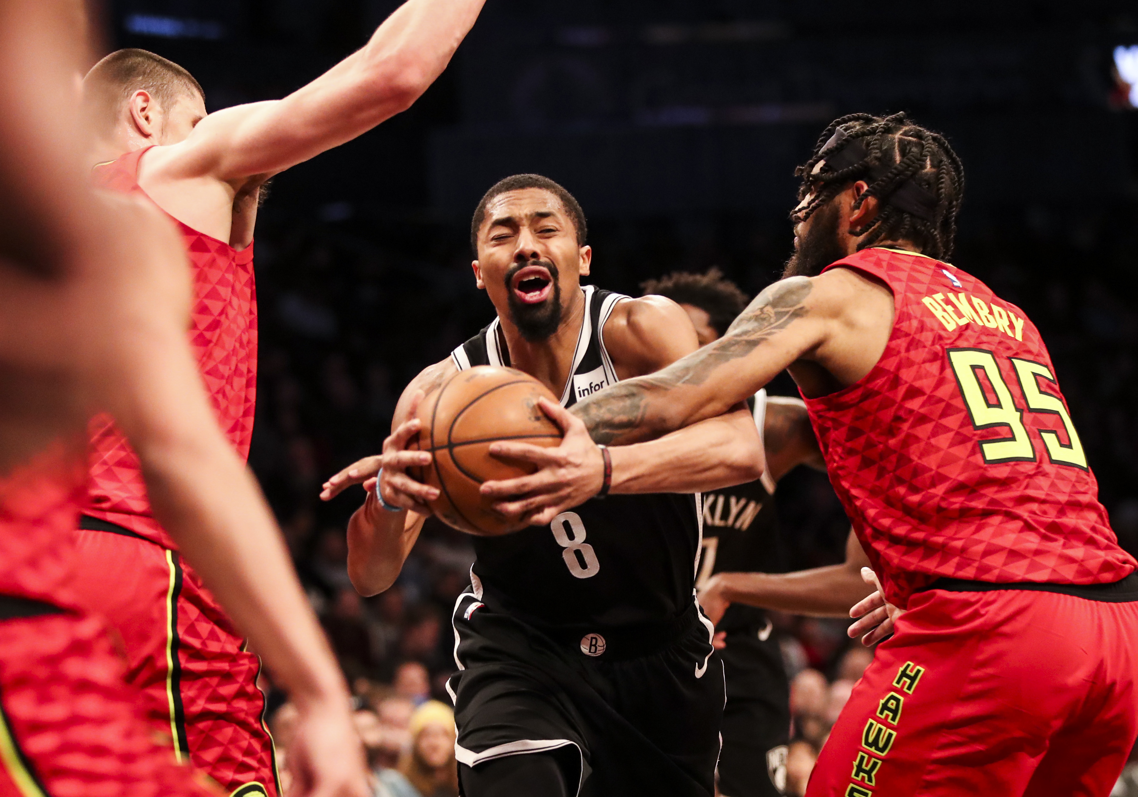 篮球|nba常规赛:老鹰不敌篮网