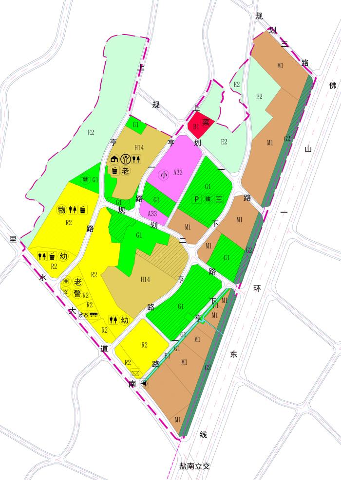 里水镇行政区划图图片