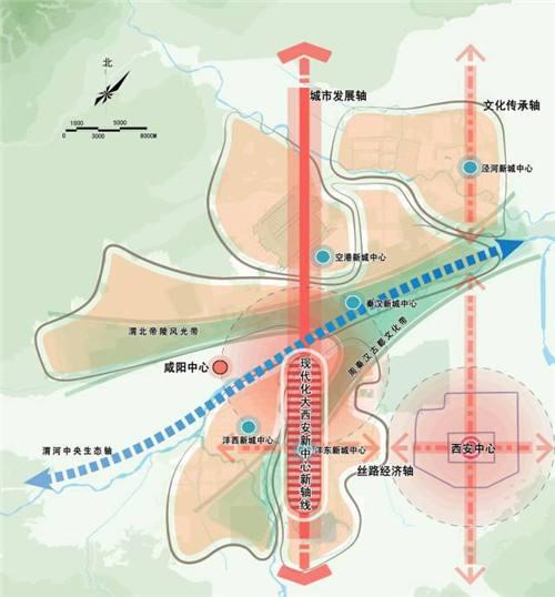 沣东新城2030规划图图片