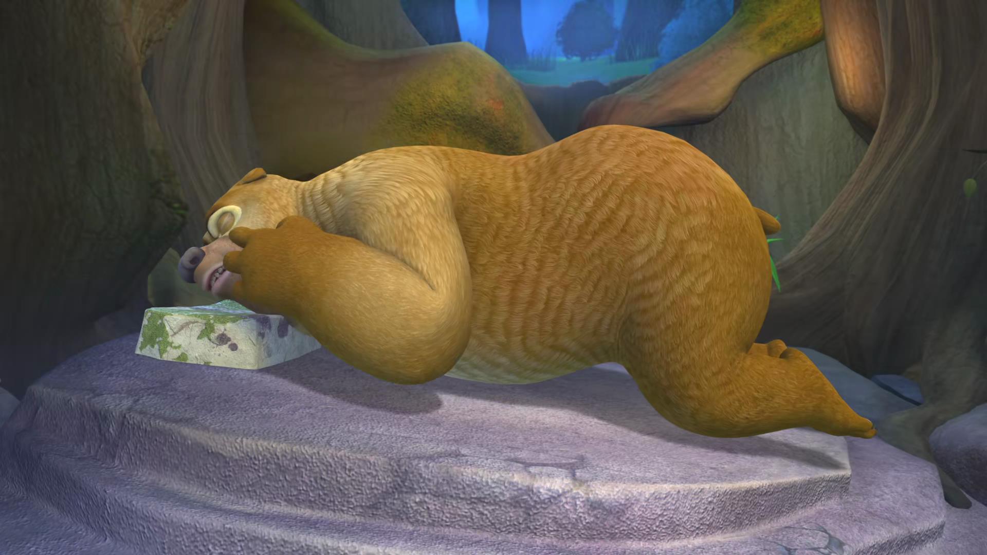 熊出没:熊大熊二喜欢模仿人类动作,所以才与光头强赵琳做了朋友