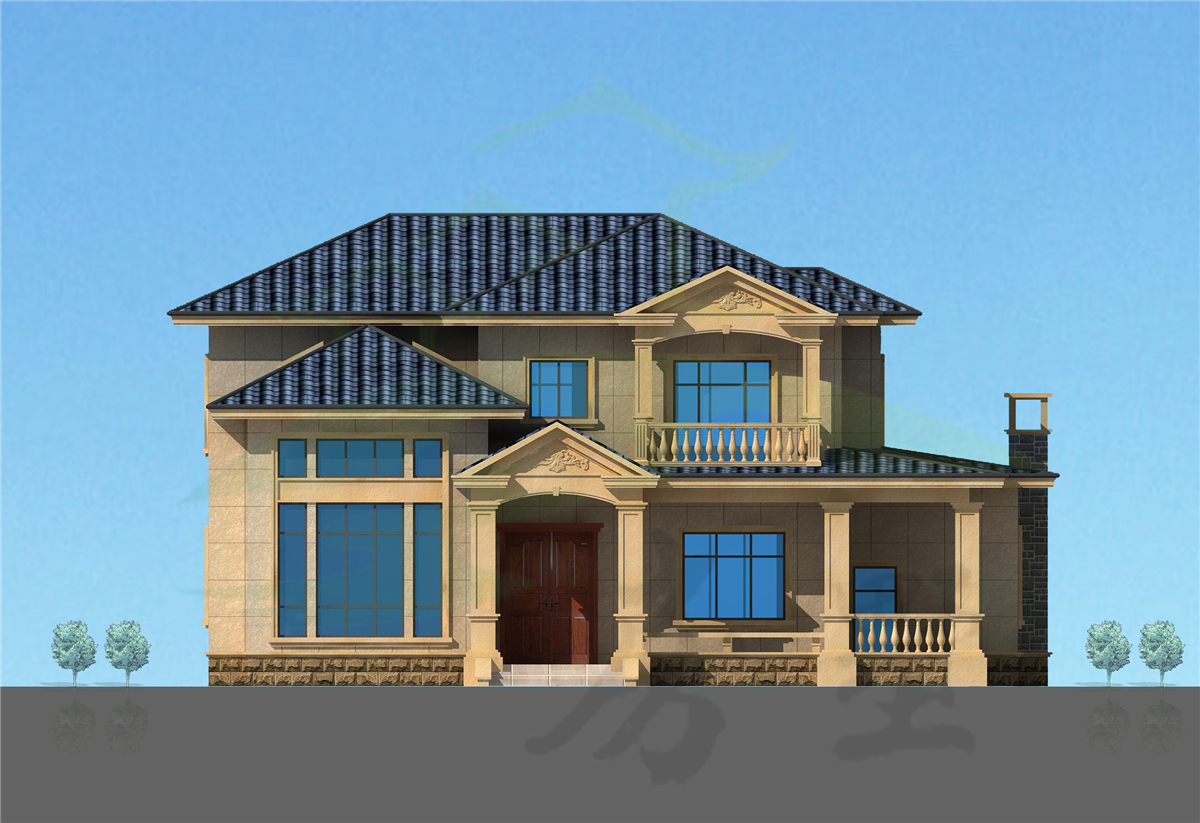 二层欧式别墅,在农村修一栋这样的,感觉自己走上了人生巅峰