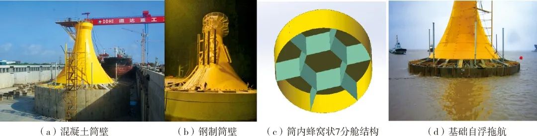 单筒多舱型复合筒型基础