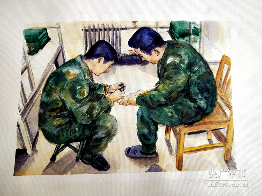 细细品味军营中的每一幕,都充满着战友情深,传递着强军正能量.