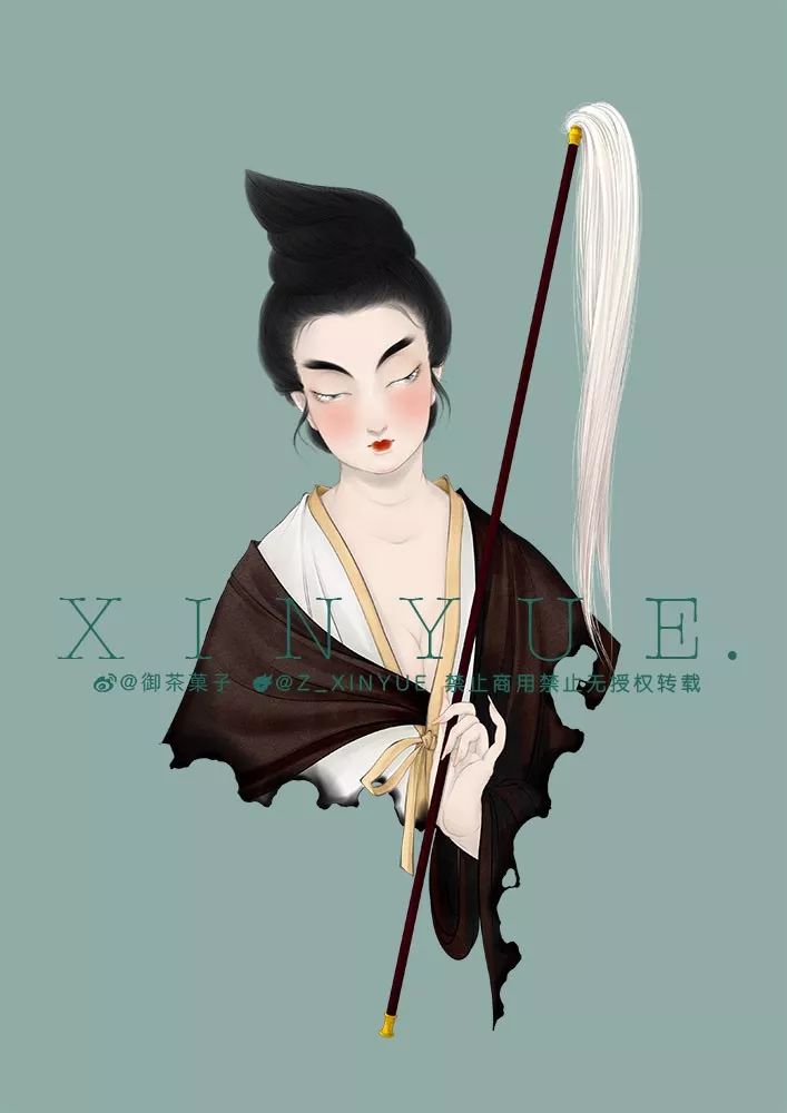 她画下绝美"大唐女子图鉴,看一眼就沦陷了