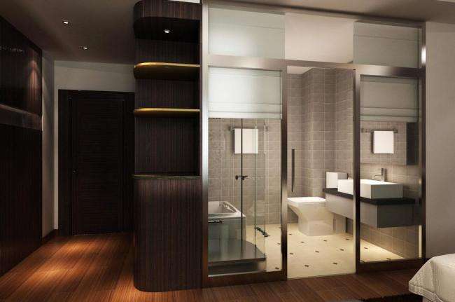 为啥酒店卫生间设计是透明玻璃?越高档越常见,经理说出其中答案