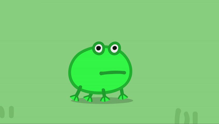 小猪佩奇青蛙表情包图片