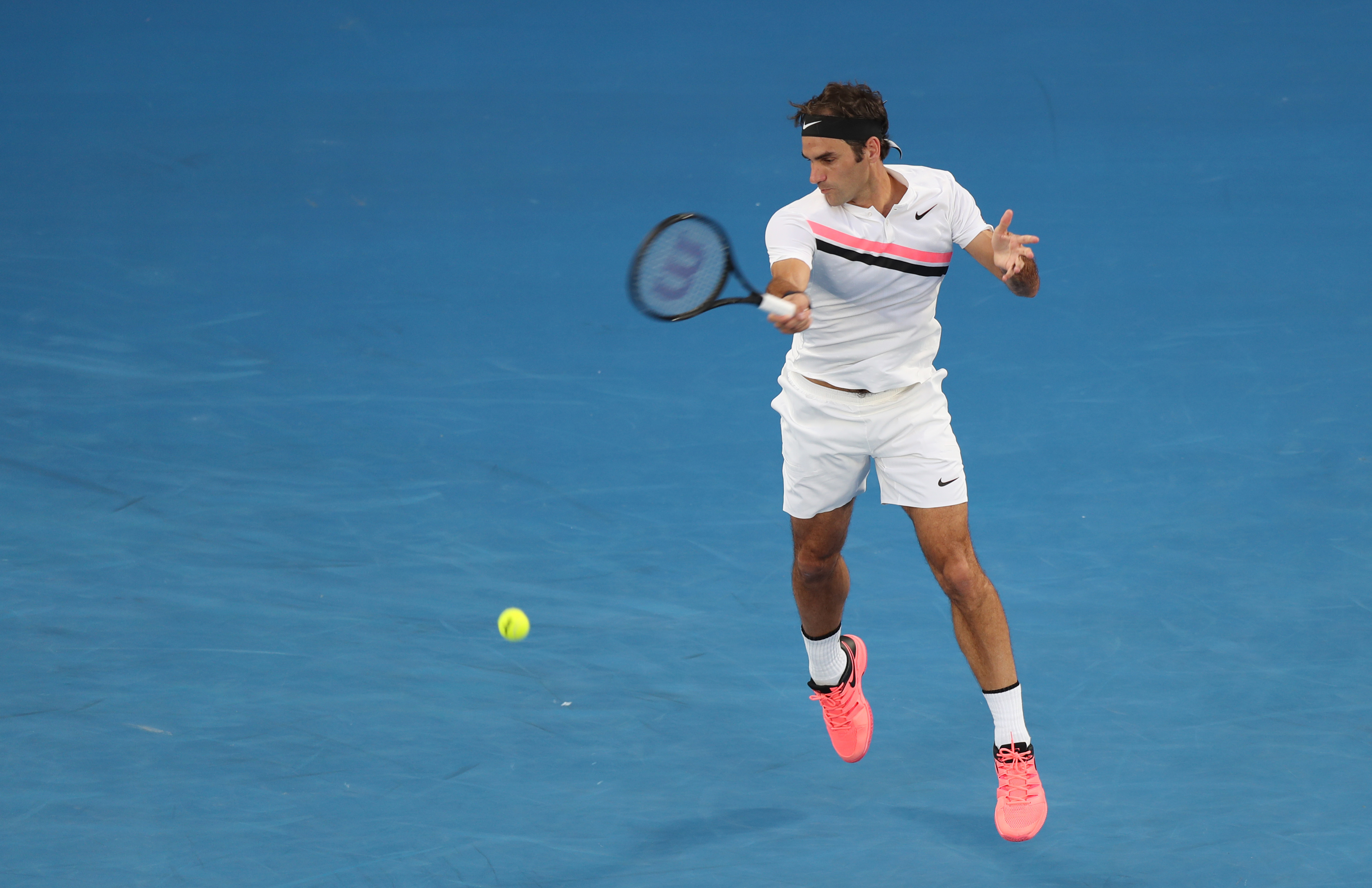 (体育)(2)网球——澳网:费德勒胜伯蒂奇晋级四强