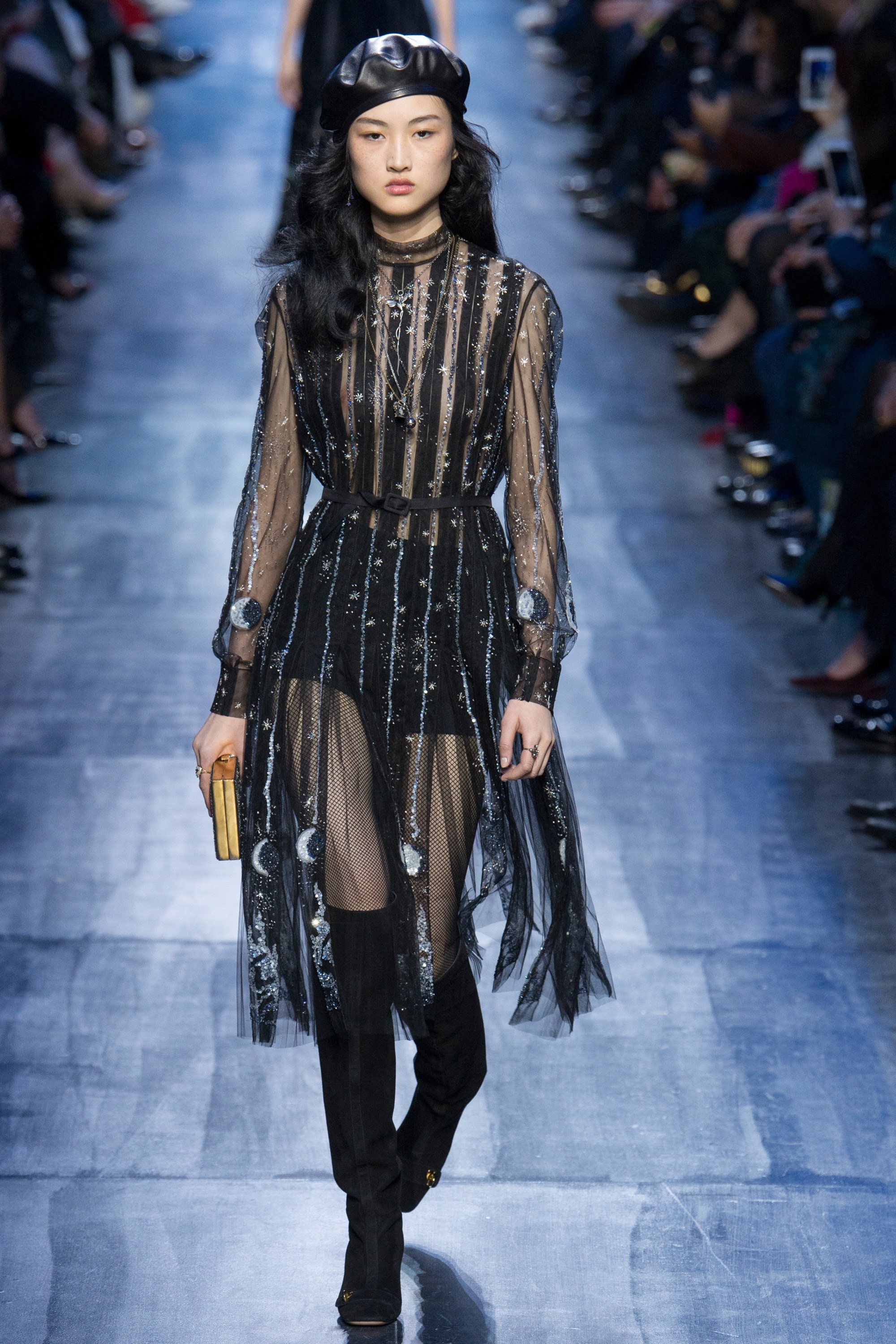 dior2017秋冬经典星空礼服,angelababy的最爱?闪耀如银河!