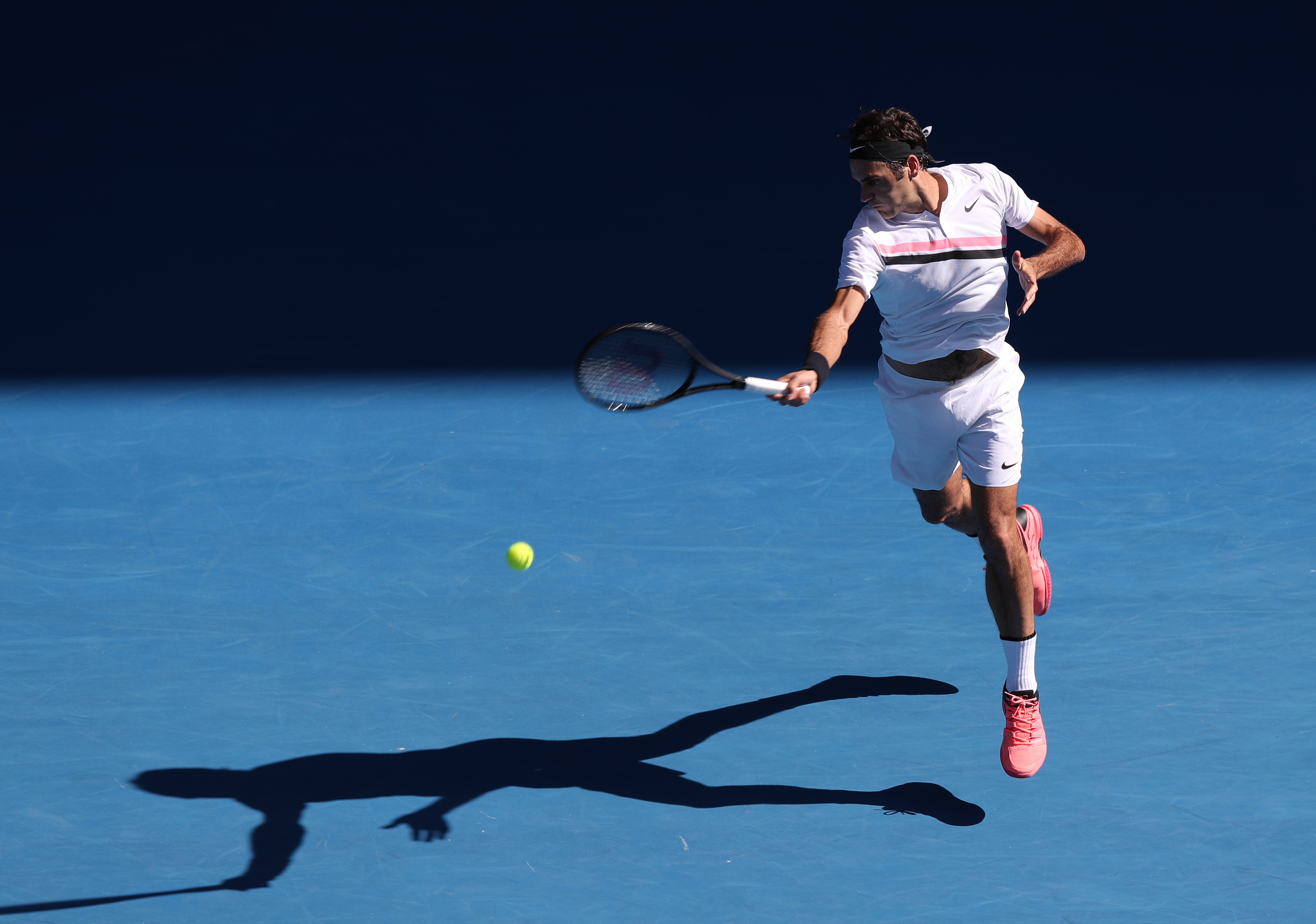 (体育)(12)网球——澳网:费德勒晋级八强