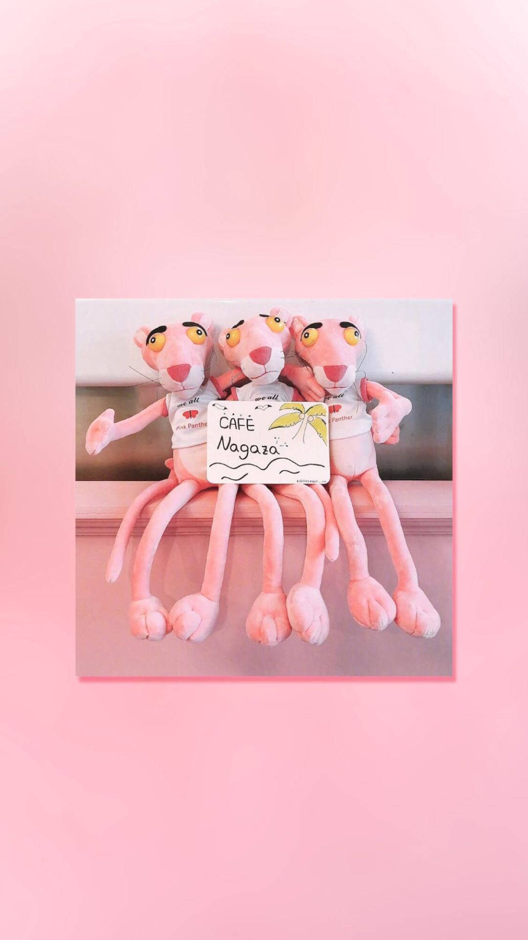 粉红豹锁屏壁纸!少女心必备!