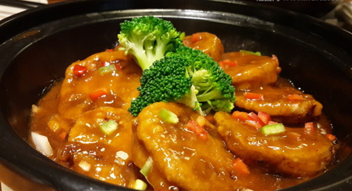 浓香入味的糖醋藕盒,只需要简单三步,自己在家就能做!