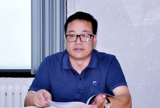 定西日报社社长,总编辑朱常青来我县调研采访