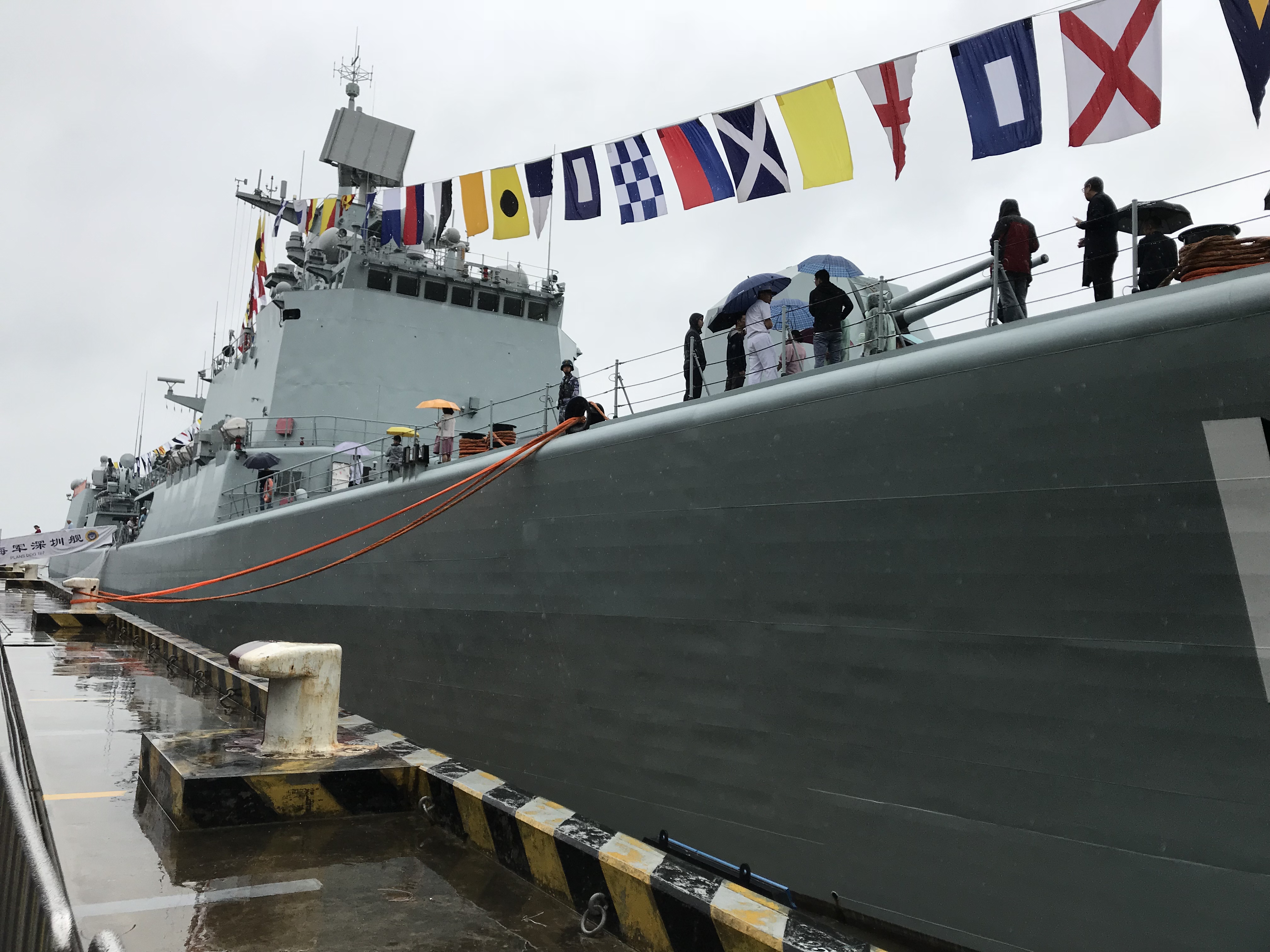 深圳舰改装后火力首公开,首装此款导弹领先全军,两枚可重创航母