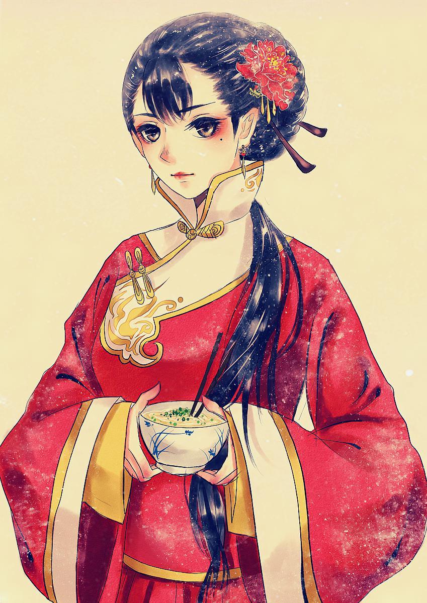 今天,就为大家送上中华风lolita的插画作品特辑.