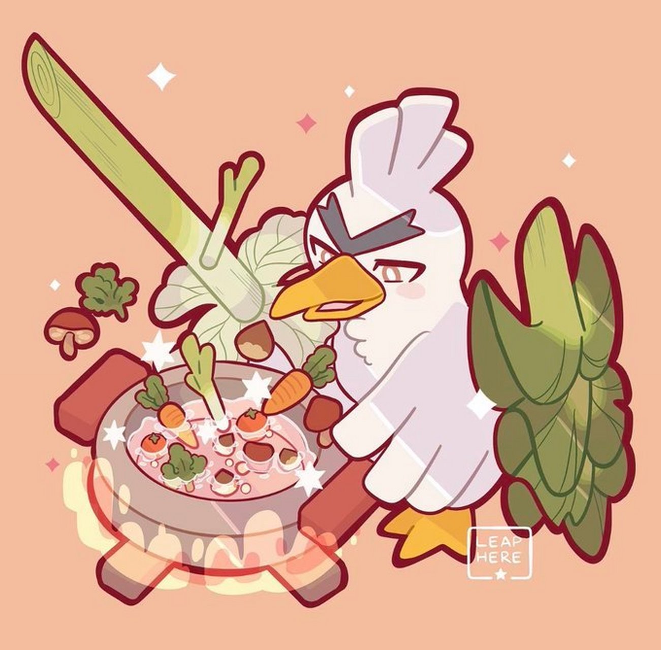 发现美好时光# 伽勒尔的大葱鸭已经被玩坏了#宝可梦新无印