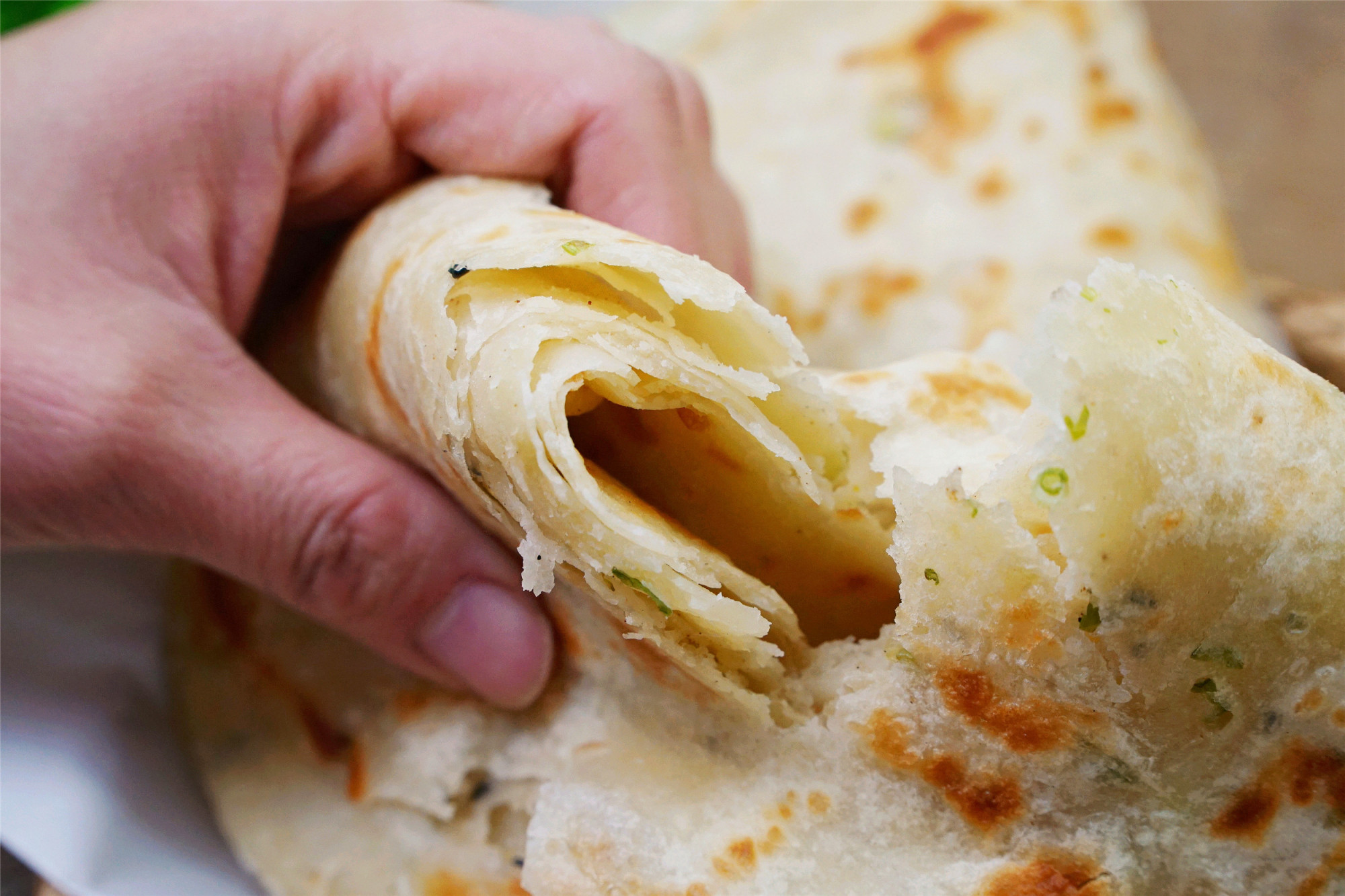 都不对,学会这招,烙饼松软又酥香