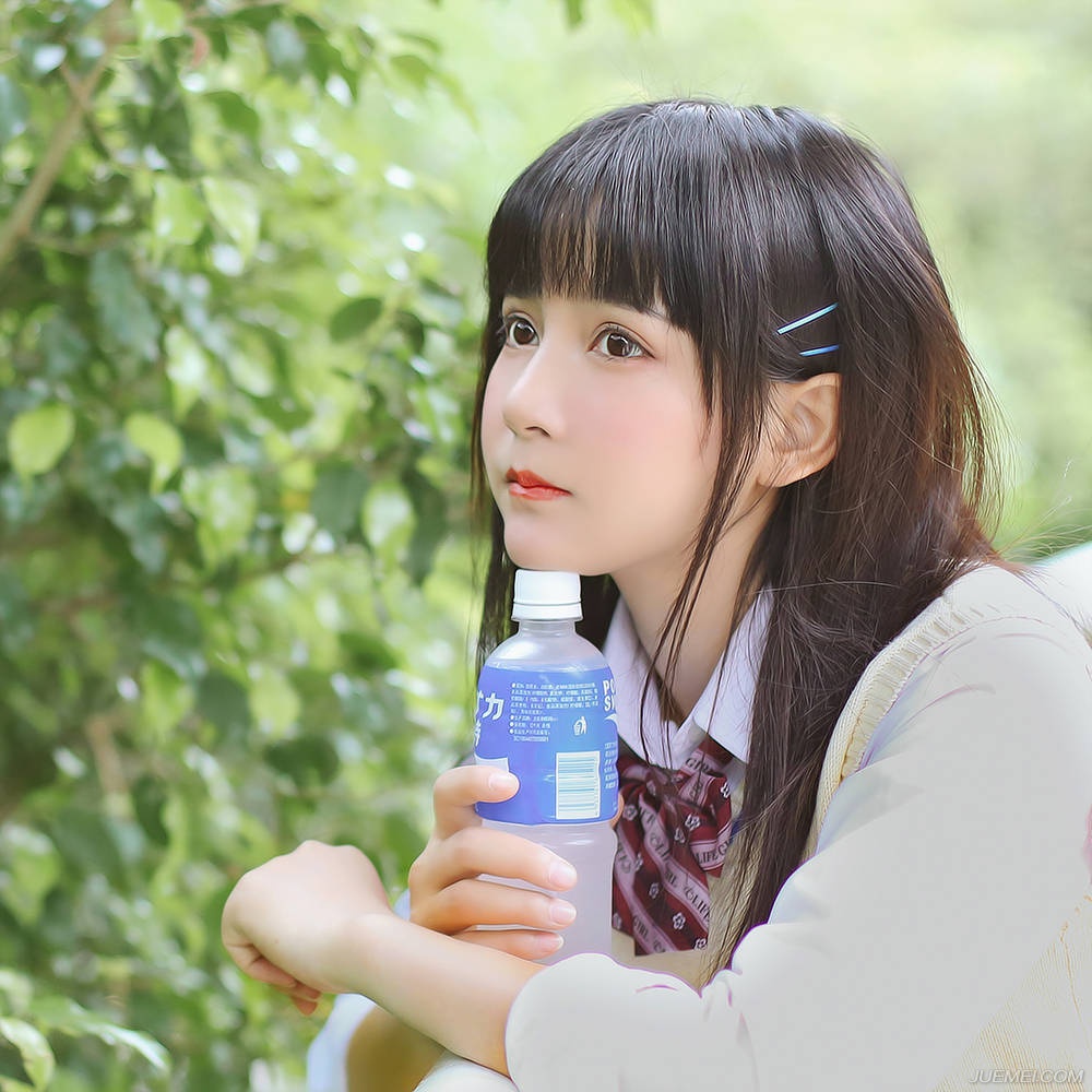 呆萌学生妹 给秋日一点清爽