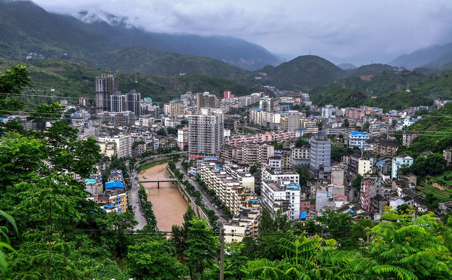 巫溪县城风景实拍