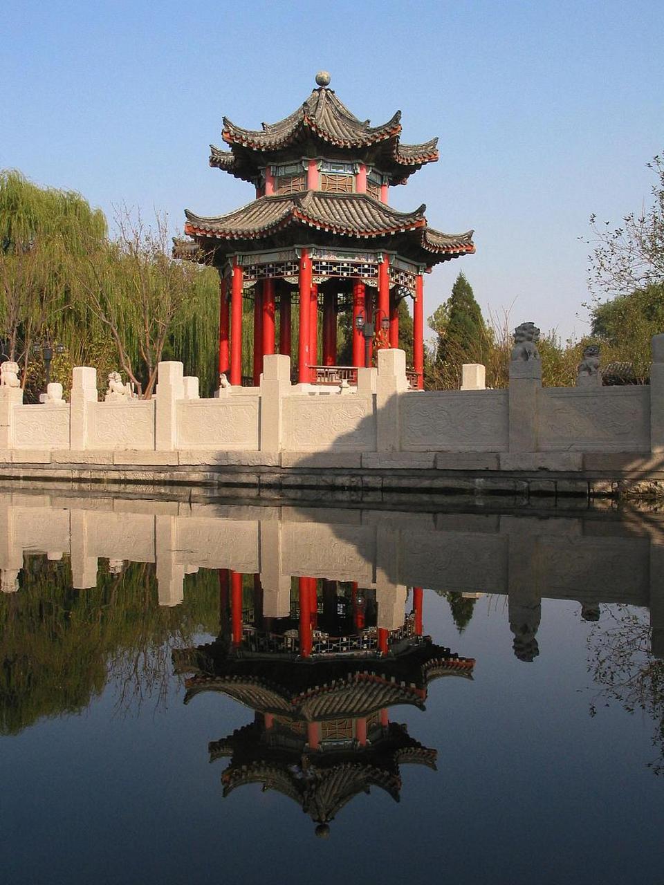 济宁旅游,一定是古济宁八景:铁塔清梵,太白晚眺,墨华泉碧,凤台夕照,灌