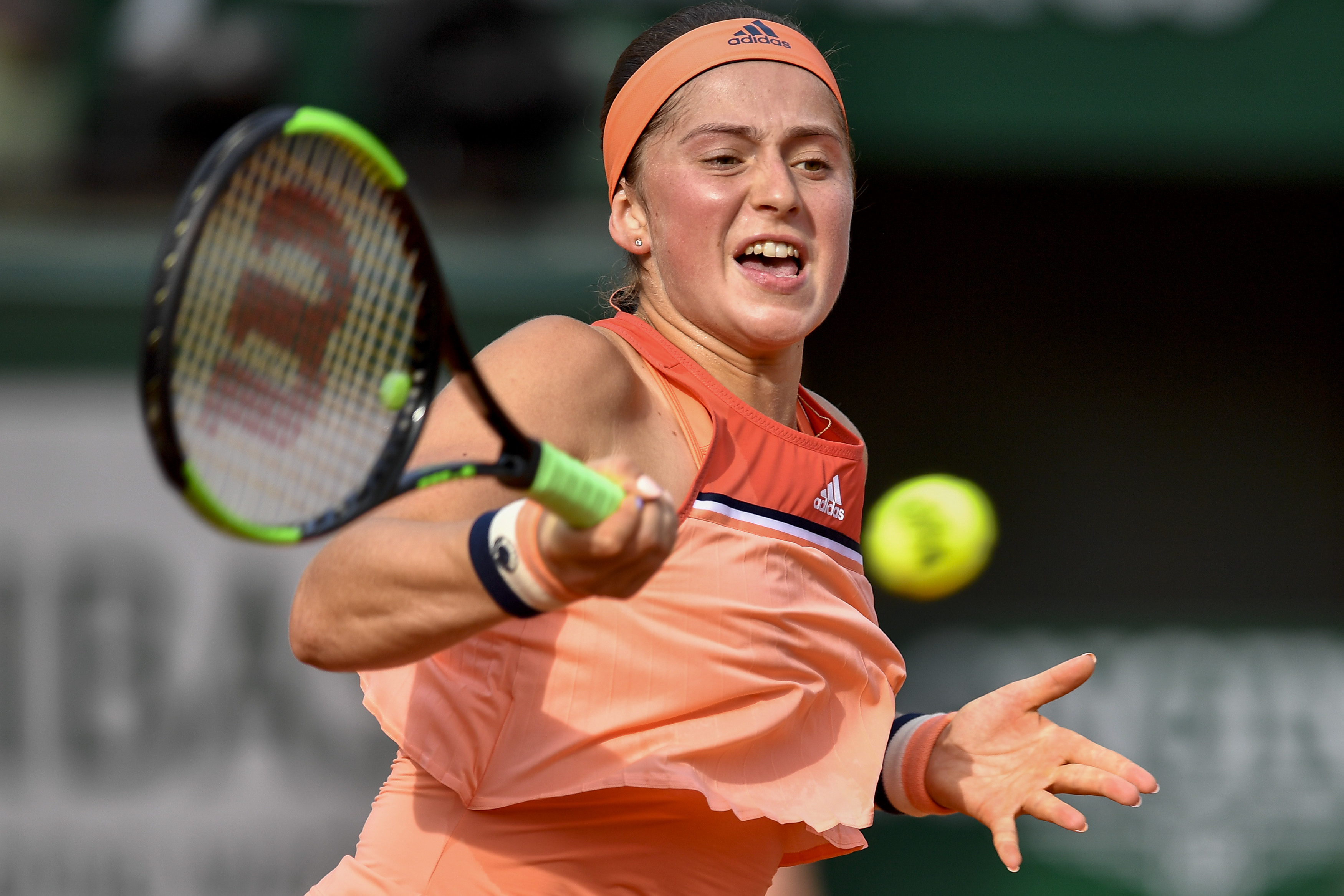 网球——法网:奥斯塔彭科首轮出局(1)