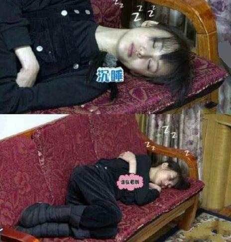 影视明星睡姿,郑爽心酸 而她睡觉吓人?粉丝:郑爽是真累了