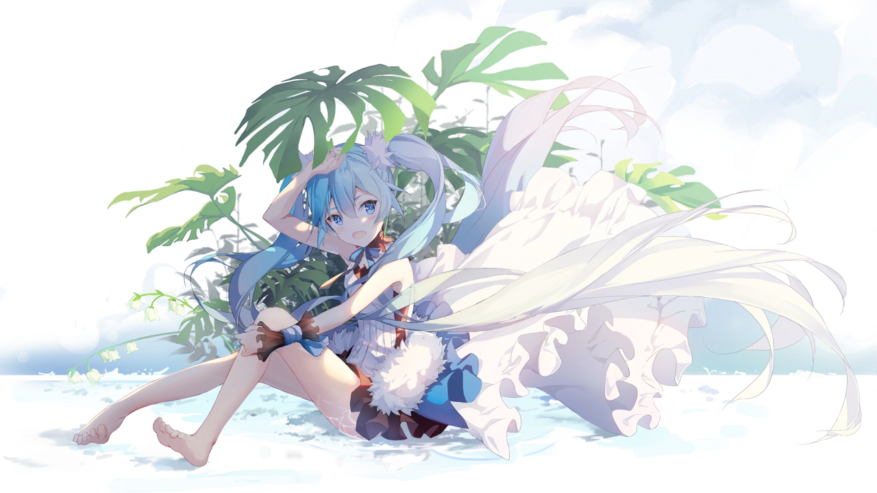 一组清新脱俗的动漫美图合集,夏日中的小仙女等你抱走