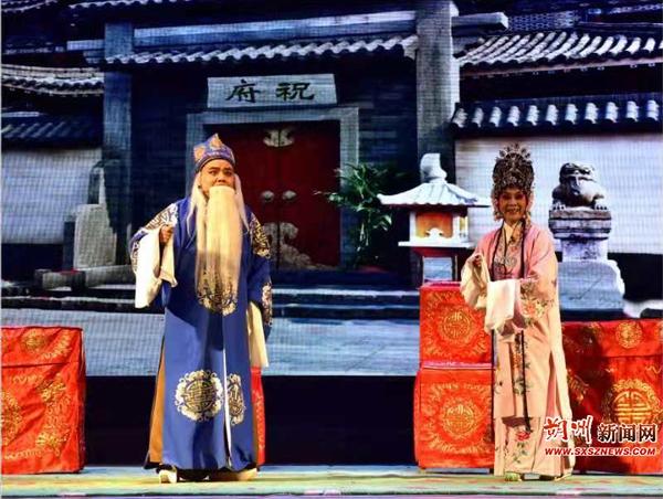 朔城區大秧歌劇團古裝戲《梁祝生死戀》首場演出圓滿成功