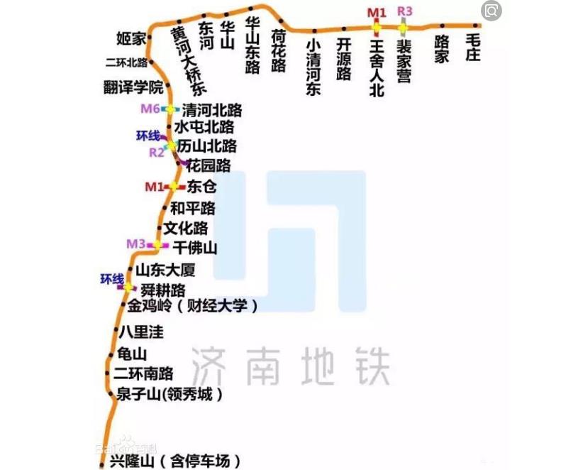 济南r6线地铁线路图图片