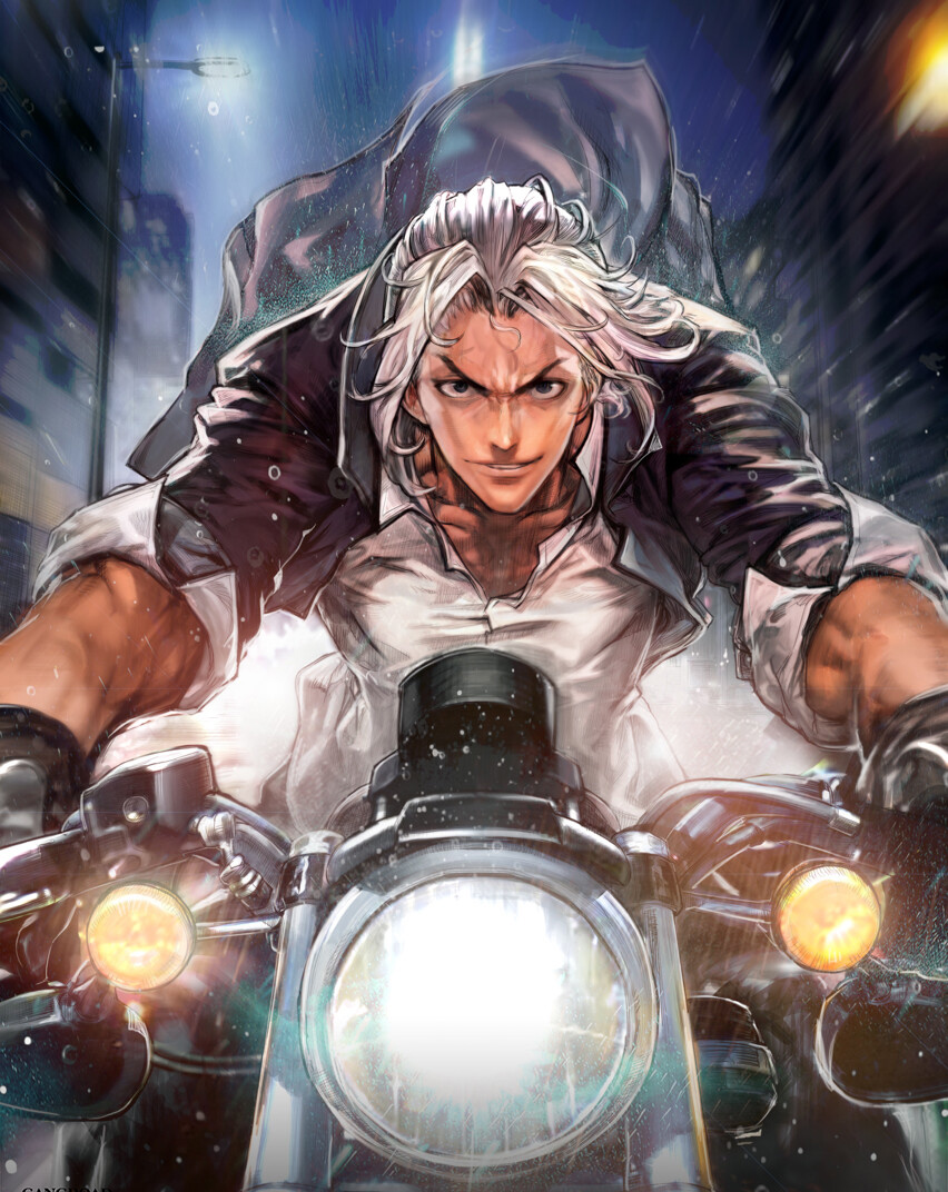 一组超帅气的型男帅哥插画欣赏!画风精良充满荷尔蒙气息的作品!