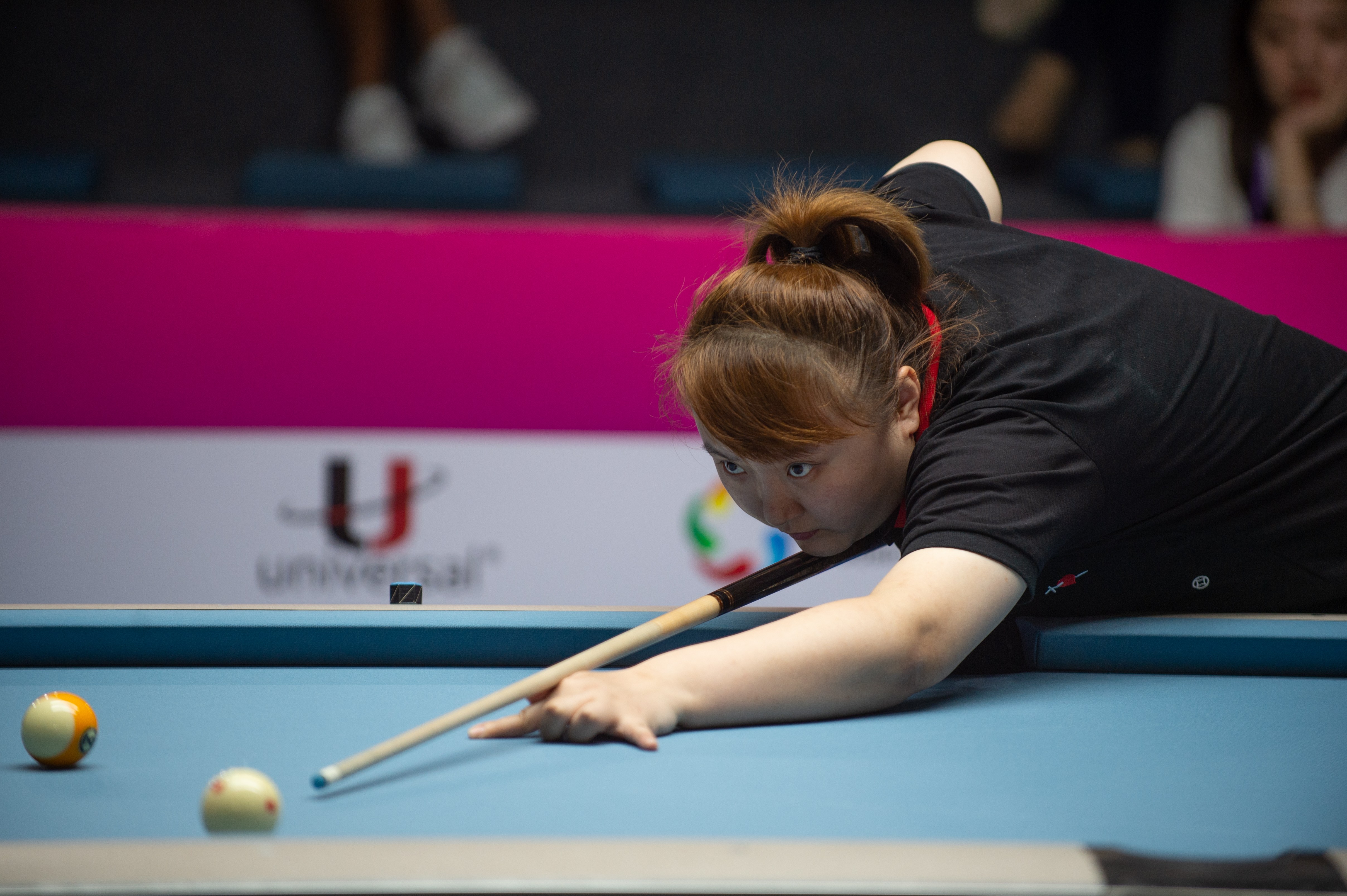 台球——世界女子9球锦标赛:周豆豆获第三名(2)