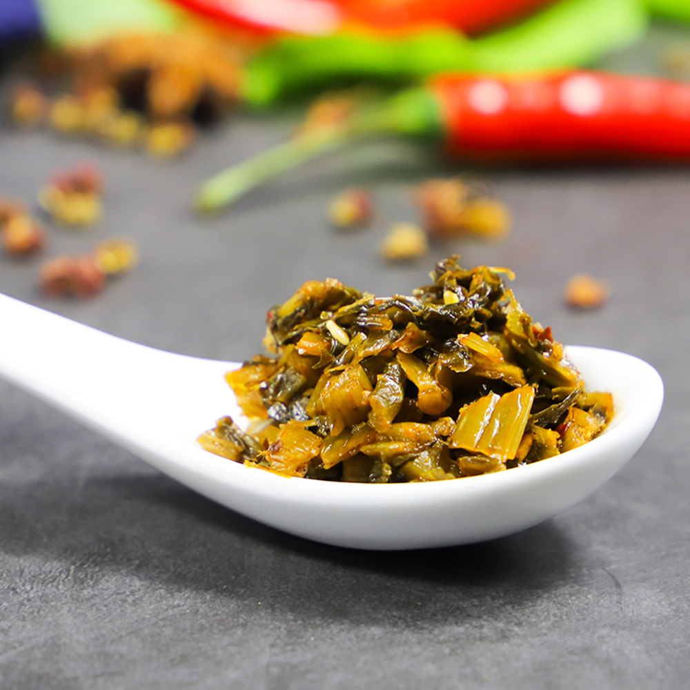 饭哒香辣盐菜,让你更加了解盐菜工艺