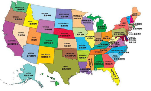 美洲行政地图图片