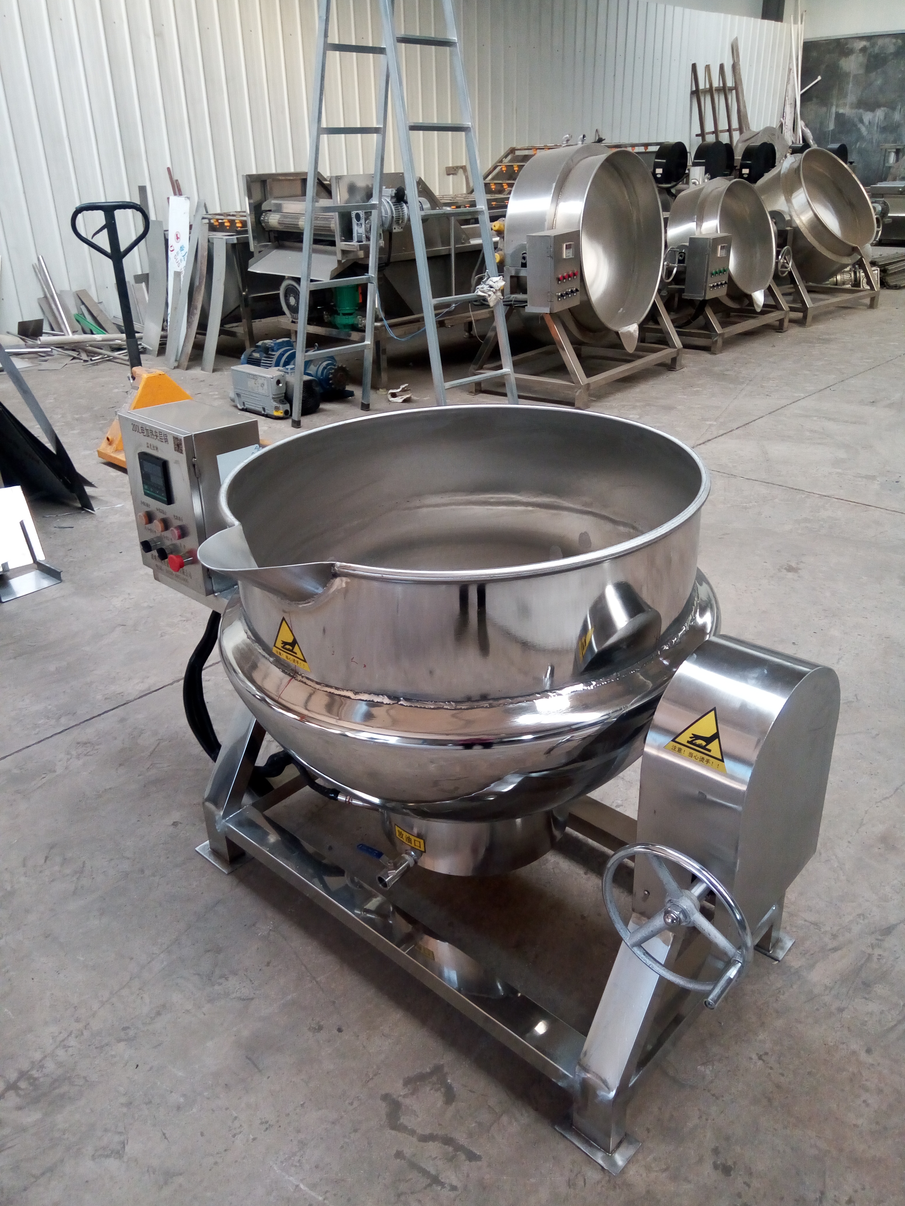 电加热夹层锅,电加热煮锅