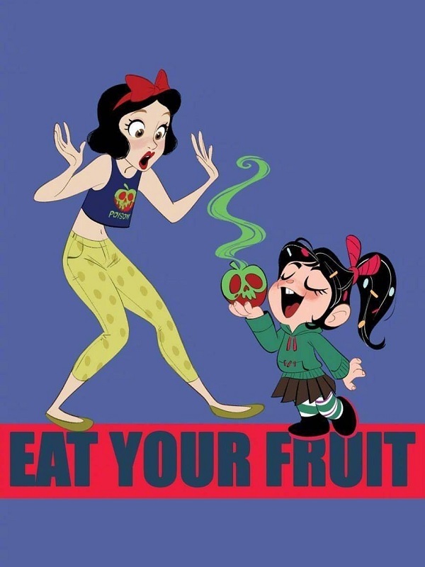 当迪士尼公主和云妮洛普公主合影,茉莉和她一起骑马,贝儿倒茶