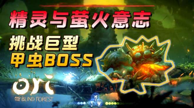 [图]精灵与萤火意志05：遇到体形是我几十倍的甲虫BOSS，看我怎么锤他