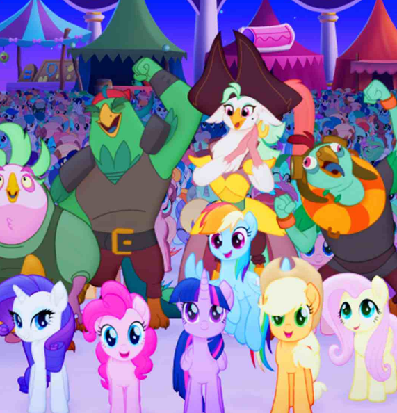 《小马宝莉大电影》曝壁纸美图,一睹小马们的风采