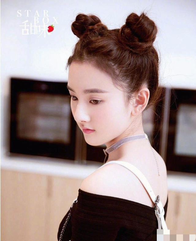 盘点女明星"哪吒头"发型:热巴童真,关晓彤呆萌,杨颖雷人