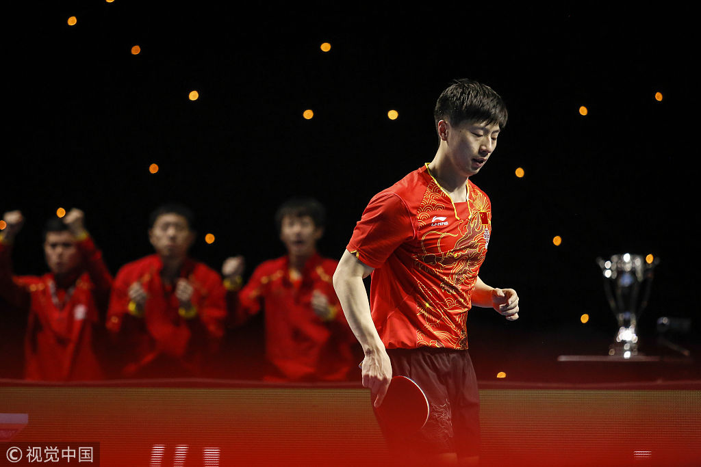 2018乒乓球团体世界杯男团决赛:中国3-0日本 豪取团体世界杯七连冠