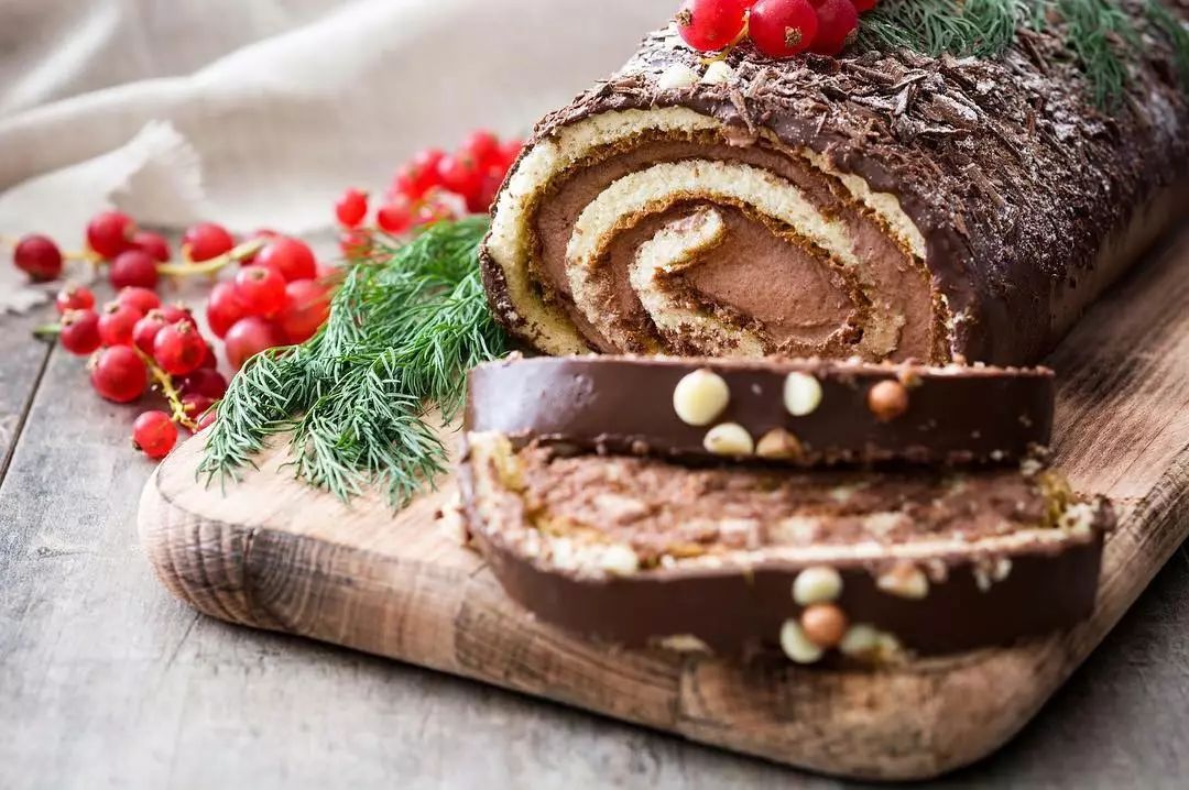 3,劈柴蛋糕buche de noel—法国
