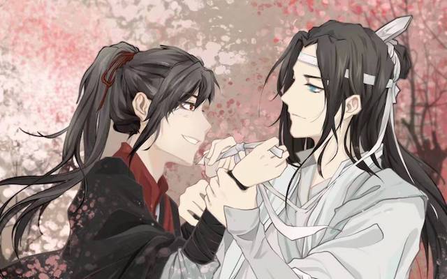 动漫魔道祖师:魏无羡和蓝忘机攻是攻还是受,就看谁"脸皮厚!