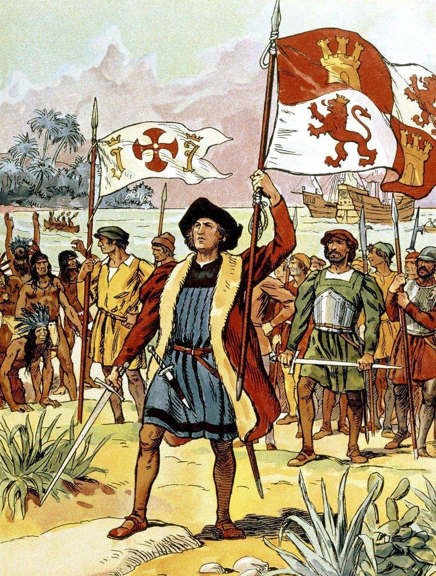 哥伦布发现了新大陆