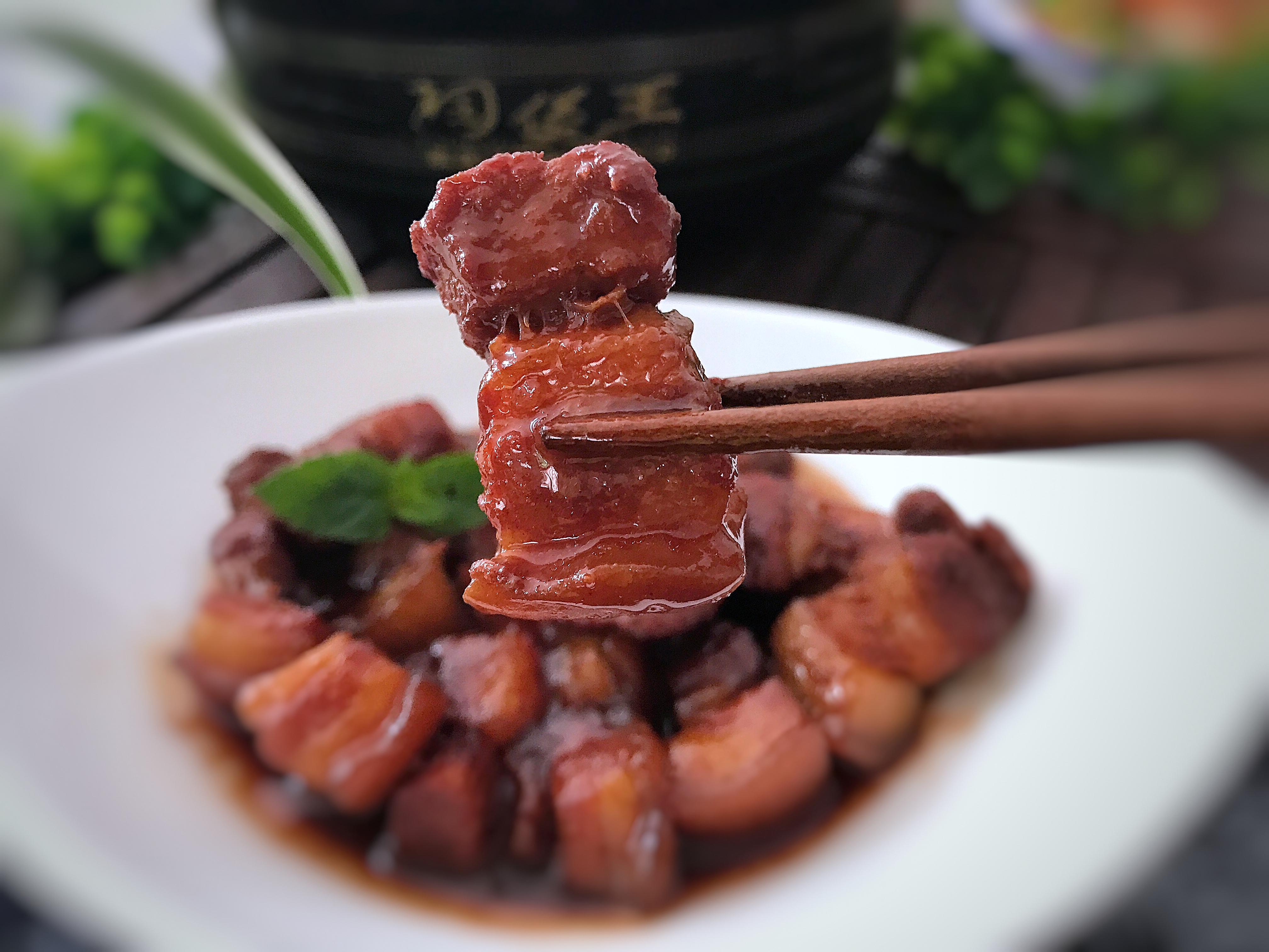 大厨老爸亲传,红烧肉多加一料,咸鲜入味,肥而不腻,真馋人