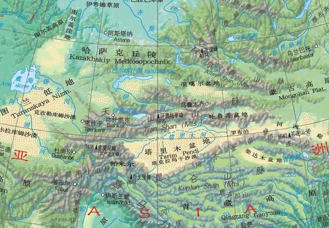 天山山系:世界上距离海洋最远的山系,也是最大的独立纬向山系