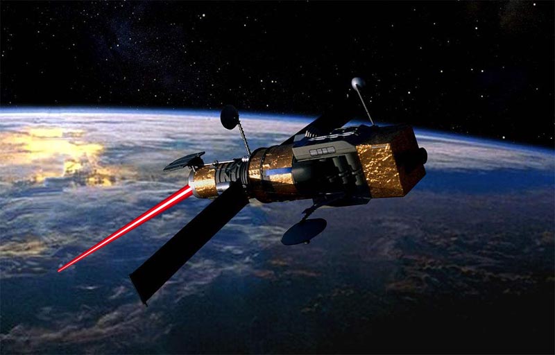  不过由于现在的激光武器功率不大,一般只有几十千瓦,因此只能在较近