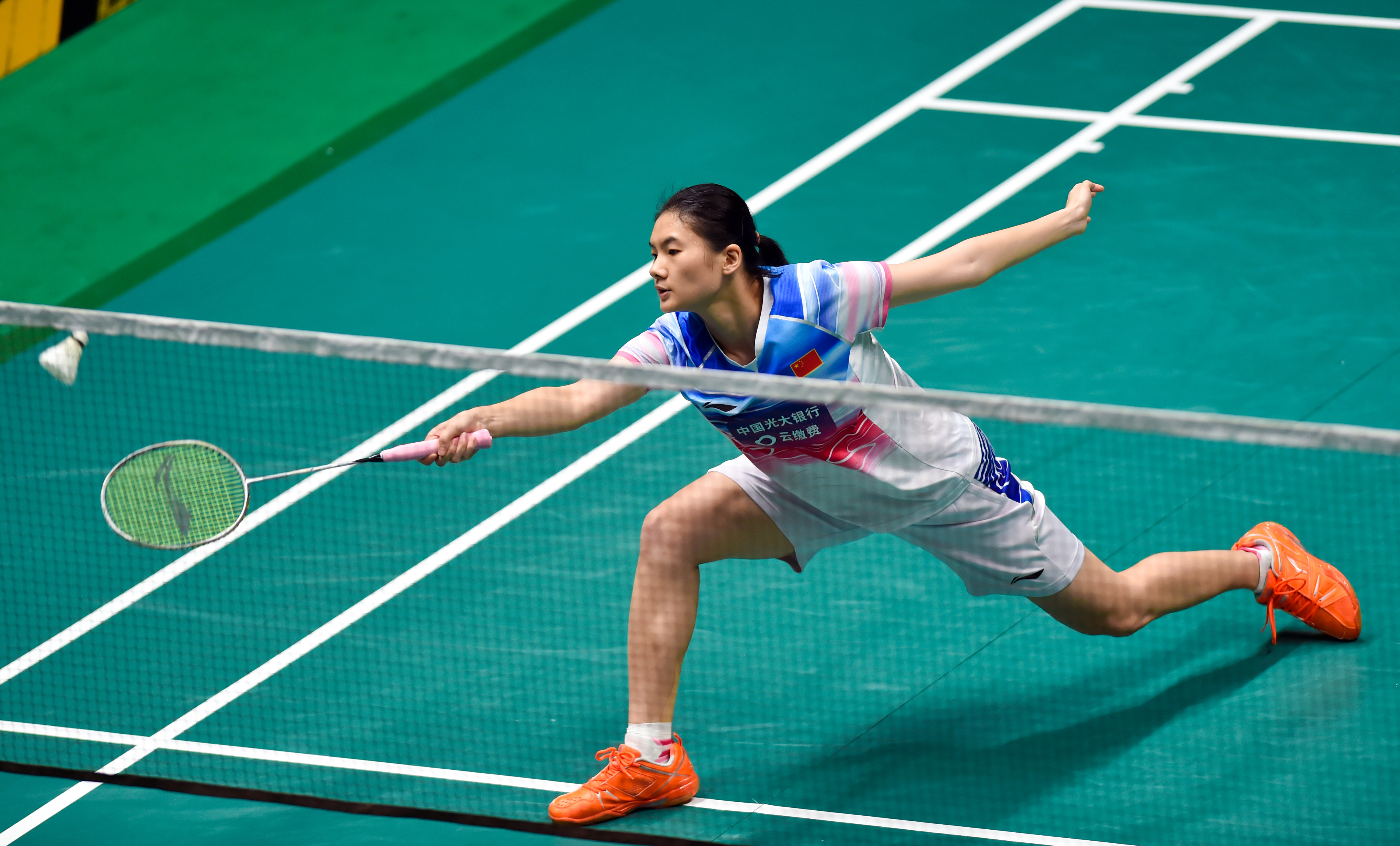 羽毛球——澳门公开赛:中国选手韩悦晋级(1)