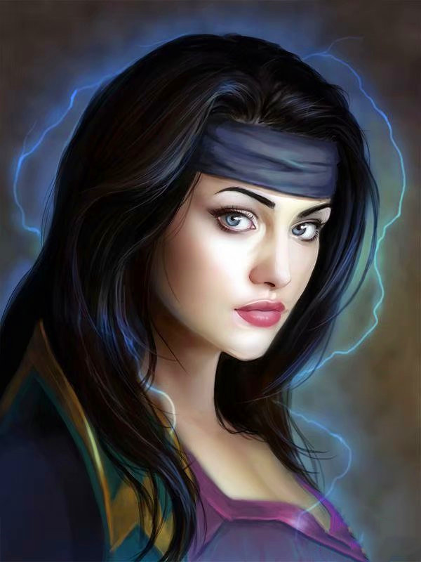 anathematixs肖像插画作品